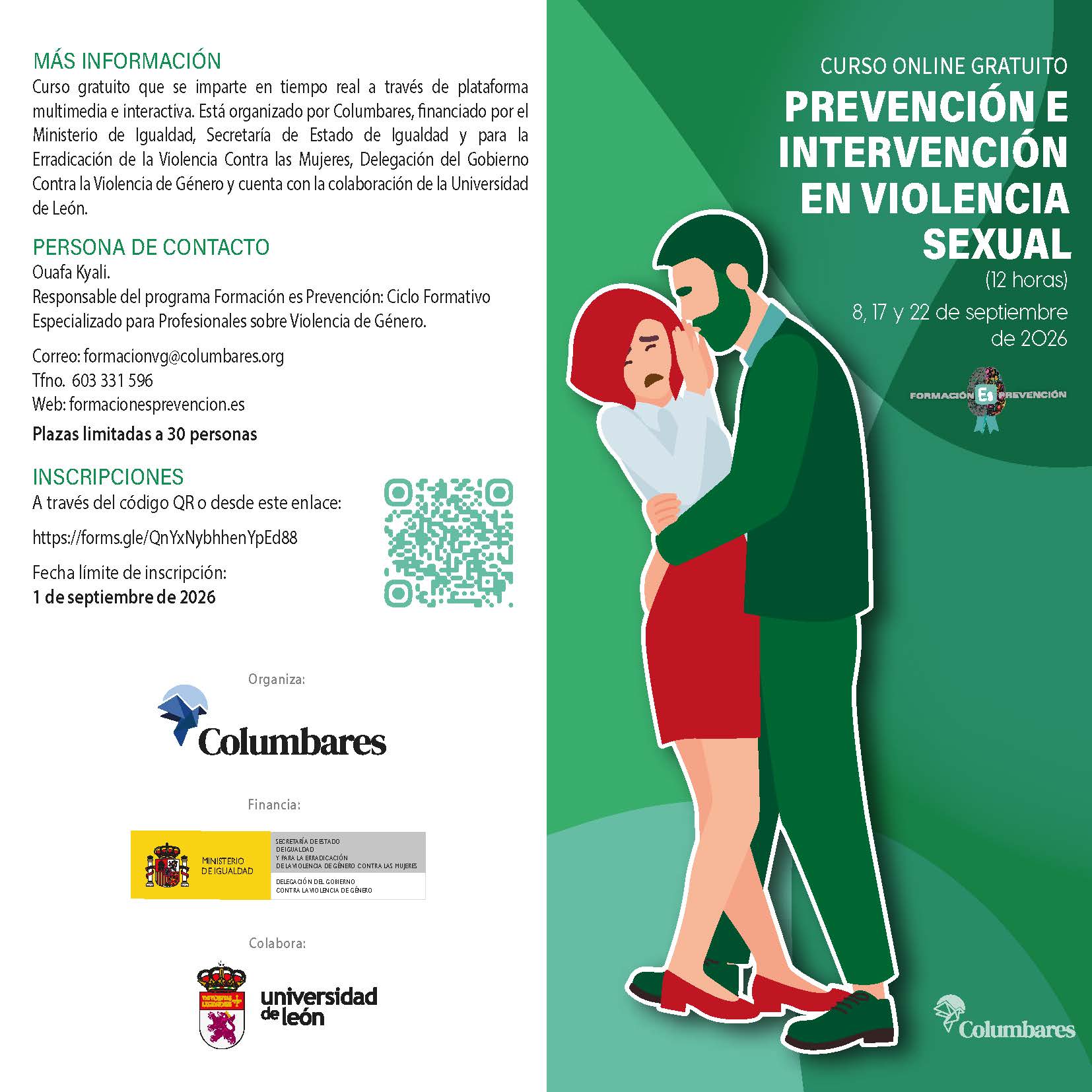 Díptico Curso PREVENCIÓN E INTERVENCIÓN EN VIOLENCIA SEXUAL vf (1) Página 1